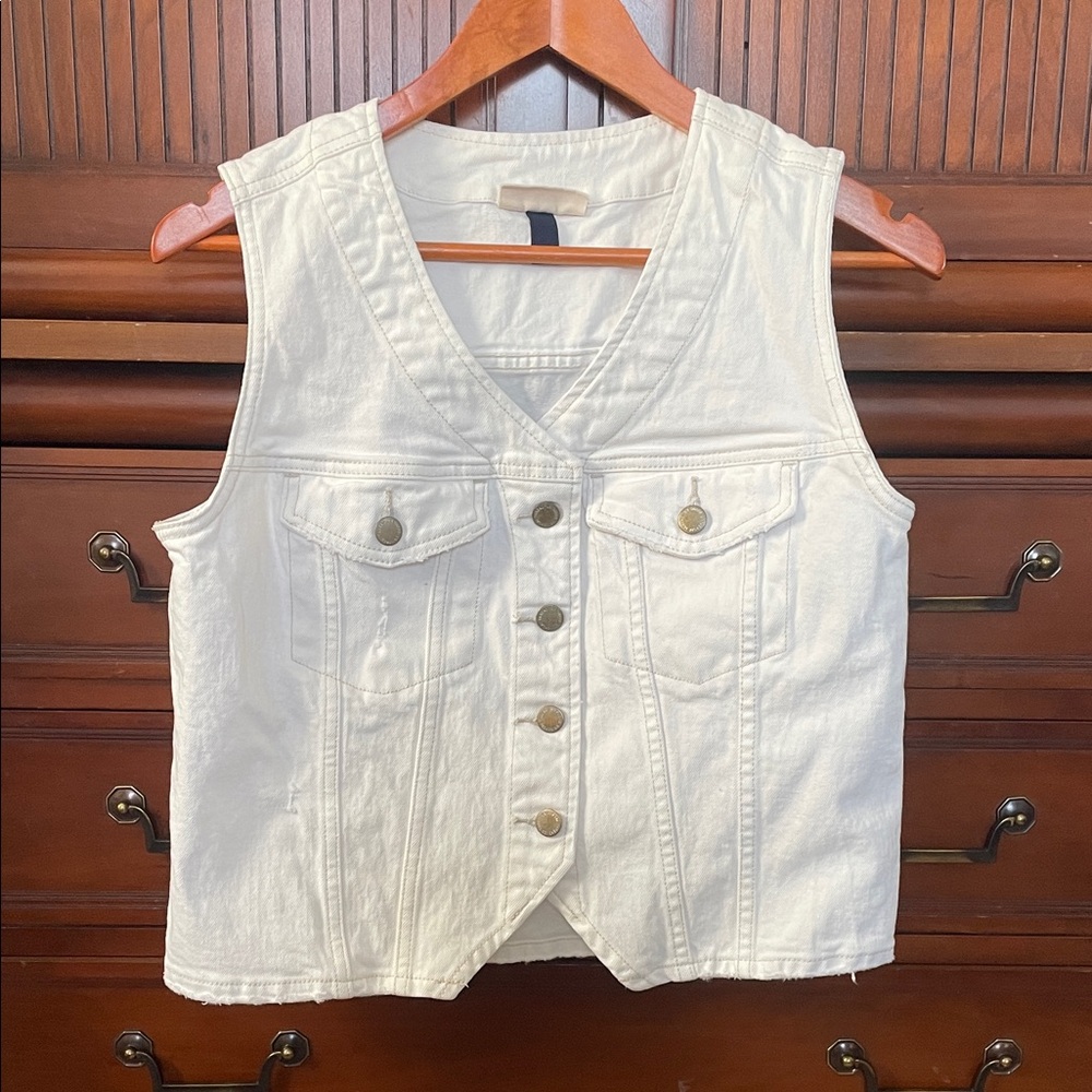 Universal thread denim vest - image 1